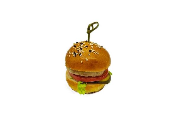 Мини бургер с куриной котлетой