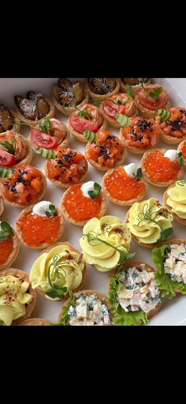 Бокс Тарталетки пир закусок 32 шт Бокс Тарталетки пир закусок 32 шт