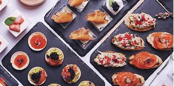 Фуршетный сет с горячими закусками на 22-27 персоны